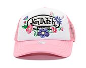 Kšiltovka Von Dutch - Trucker Flora - Caps - Polyester Foam - Pink