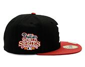 Kšiltovka New Era - MLB Visor Clip 59FIFTY - Philadelphia Phillies - Black / Red