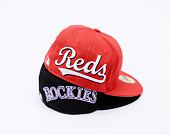 Kšiltovka New Era - MLB Image Drop - All Over Print 59FIFTY - Cincinnati Reds - Scarlet