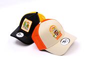 Kšiltovka New Era - Summer Patch 9FORTY Trucker - Stone / Orange