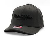Mitchell & Ness Pinscript Redline Snapback Branded Charcoal Cap