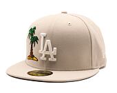 Kšiltovka New Era - MLB Food Icon 59FIFTY - LA Dodgers - Stone / White