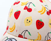 Dětská Kšiltovka New Era - Branded Fruit 9FORTY - Cream