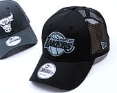 Kšiltovka New Era - NBA Homefield Trucker 9FORTY - LA Lakers - Black / Grey