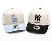 Kšiltovka New Era - MLB Mythical 9FORTY A-Frame - NY Yankees - Ivory / Black