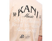 Triko Karl Kani - Kani Music Print T-Shirt - Beige