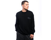 Mikina New Era - Branded Waffle Oversized Crewneck - Black