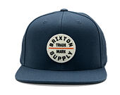 Kšiltovka Brixton - Oath Iii Snapback - Flint Stone Blue/White