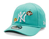 Dětská Kšiltovka New Era - MLB Animal Icon 9FORTY - NY Yankees - Teal / White