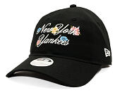 Dámská Kšiltovka New Era - MLB Floral Script 9TWENTY - NY Yankees - Black