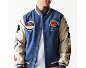 Bunda New Era - NBA Patch Varsity Jacket - LA Lakers - Muted Indigo
