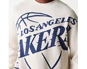Svetr New Era - NBA Oversized Knit - LA Lakers - Cream