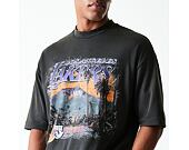 Triko New Era - NBA Washed Graphic Tee - LA Lakers - Black