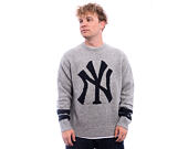 Svetr New Era - MLB Sweater Knit - NY Yankees - Heather Grey