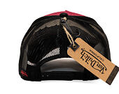 Kšiltovka Von Dutch - Trucker - MC Logo - Burgundy/Black