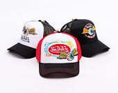 Kšiltovka Von Dutch - Trucker - Patches - White/Red