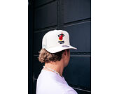 Kšiltovka Mitchell & Ness - Miami Heat - Evergreen Trucker Hwc - Off White