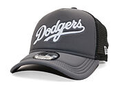 Kšiltovka New Era - MLB Foam Script 9FORTY Trucker - LA Dodgers - Graphite