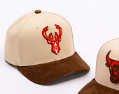 Kšiltovka Mitchell & Ness - Tawny Pro Crown - Milwaukee Bucks - Sand/Brown