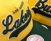 Kšiltovka Mitchell & Ness - Harvest Gold Pro Crown - Los Angeles Lakers - Gold/Green