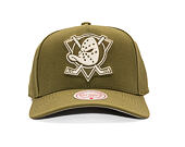 Kšiltovka Mitchell & Ness - NHL Fashion Basic Pro Vntg - Anaheim Ducks - Olive