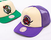 Kšiltovka Mitchell & Ness - NBA Vintage Block Trucker HWC - Toronto Raptors - Cream