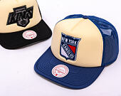 Kšiltovka Mitchell & Ness - NHL Vintage Block Trucker - New York Rangers - Cream