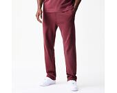 Pants New Era - Branded Washed Straight Sweatpants - Burgundy