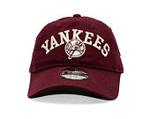 Kids Cap New Era - MLB College 9TWENTY - NY Yankees - Burgundy