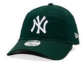 Womens Cap New Era - MLB Essential 9TWENTY - NY Yankees - Dark Green / White