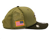 Cap New Era - NFL25 "Salute to Service" - 9SEVENTY Stretch-Snap  Bay Packers 