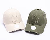 Womens Cap New Era - MLB Womens Distressed 9FORTY - NY Yankees - Rifle Green