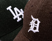 Cap New Era - MLB Melton Wool 9FORTY - Detroit Tigers - Brown / White