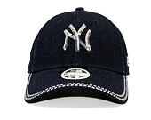 Womens Cap New Era - MLB Womens Distressed 9FORTY - NY Yankees - Blue