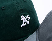 Cap New Era - MLB Washed Mini Logo 9TWENTY - Oakland Athletics - Dark Green
