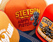 Stetson - Trucker Cap Piston - Navy/Burned Orange