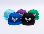 Kšiltovka Reflection Luxury Shine Loud Snapback - Baby Blue / White