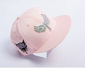 Kšiltovka Reflection Luxury Shine Loud Snapback - Baby Pink/ White