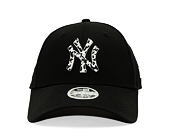 Womens Cap New Era - MLB Animal Infill 9FORTY - NY Yankees - Black