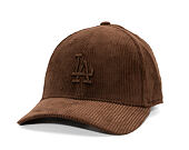 Cap New Era - MLB Cord 9FORTY M-CROWN - LA Dodgers - Chestnut Brown
