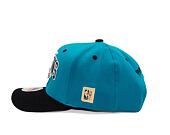 Cap Mitchell & Ness - NBA Team Arch Snapback - Detroit Pistons - Teal / Black