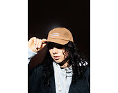 8by8 Dadcap - "running late is my cardio" - Brown/Sky Blue