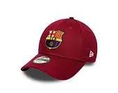 Kids Cap New Era - Core Logo 9FORTY Kids - Barcelona FC - Cardinal