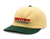 Cap Brixton - Certified LP Dadcap - Washed Yellow/Medite