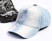 Cap Ed Hardy - Crawling Dragon Wash Denim 5 Panel Cap - Bleach