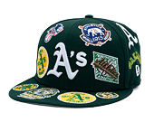 Cap New Era - MLB All Over Logo 59FIFTY - Oakland Athletics - Team Color
