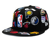Cap New Era - NBA All Over Logo 59FIFTY - Black