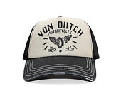 Cap Von Dutch - Trucker - Calif. Motorcycles 1929 Grey/Distressed Black Denim