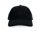 Cap Von Dutch - Trucker - Rubber Logo Black/Black