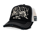 Cap Von Dutch - Trucker - Eye Out Side Patch Black/White